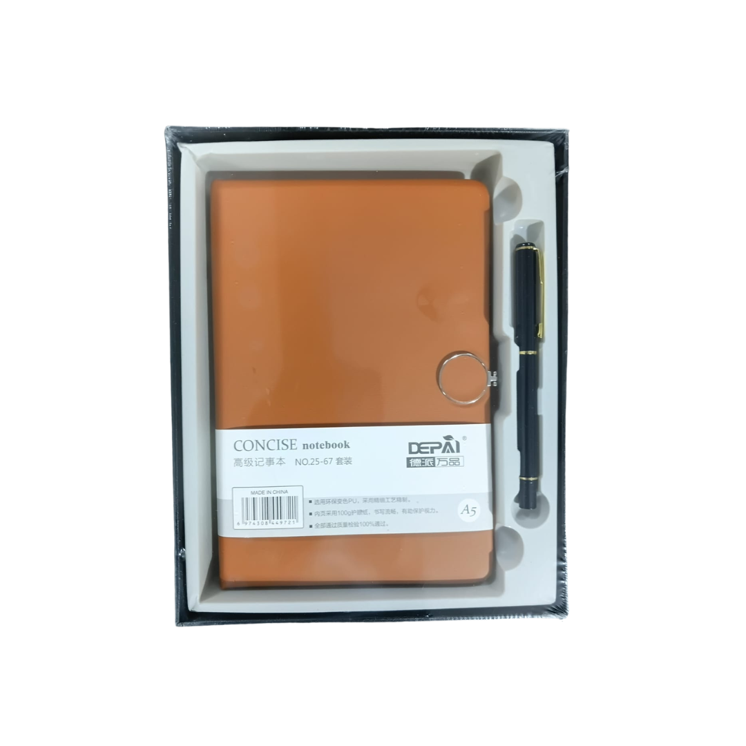 Professional diary / diary set for gift with pen 