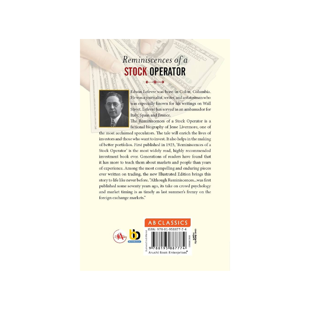 Reminiscences of a stock exchange - Edwin Lefevre (hardcover) - Novel – image 2