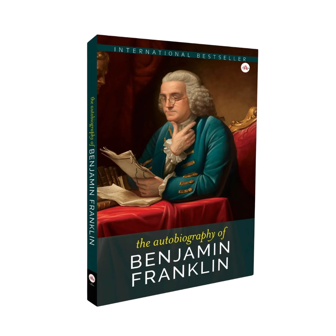 The Autobiography of BRINJAMIN FRANKLIN (Hardcover) - Novel  – image 1
