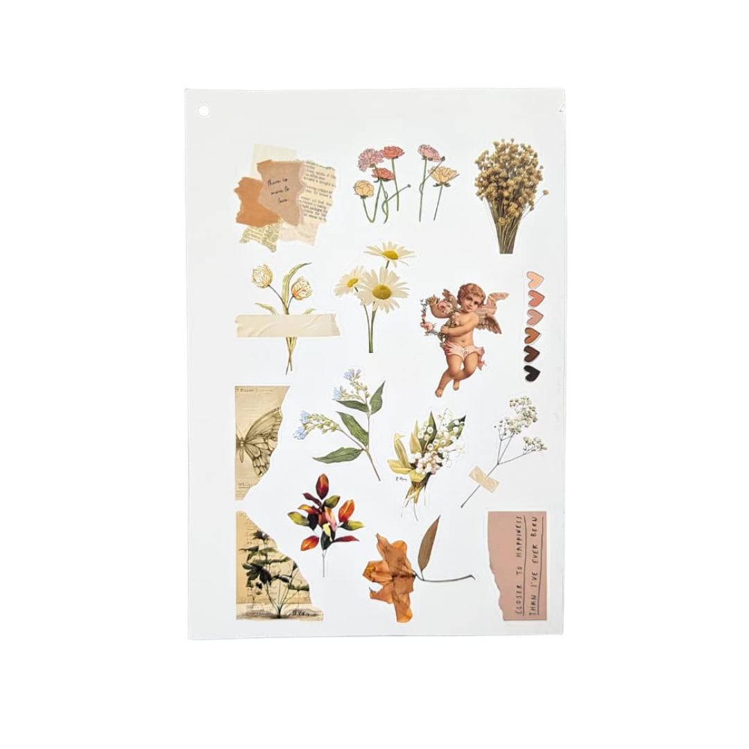 Mixed Vintage Stickers / Retro stickers for scrap book ( 50 pcs ) – image 4