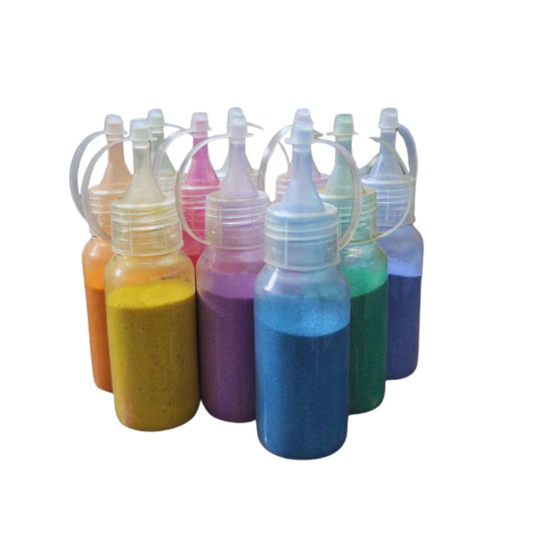 Rangoli Colour Bottles - 10 different colours  – image 2