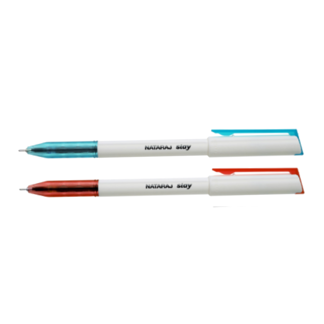 Nataraj Slay Ball Pen Colour Red And Blue / blue ball pen / red ball pen / red pen / blue pen – image 2