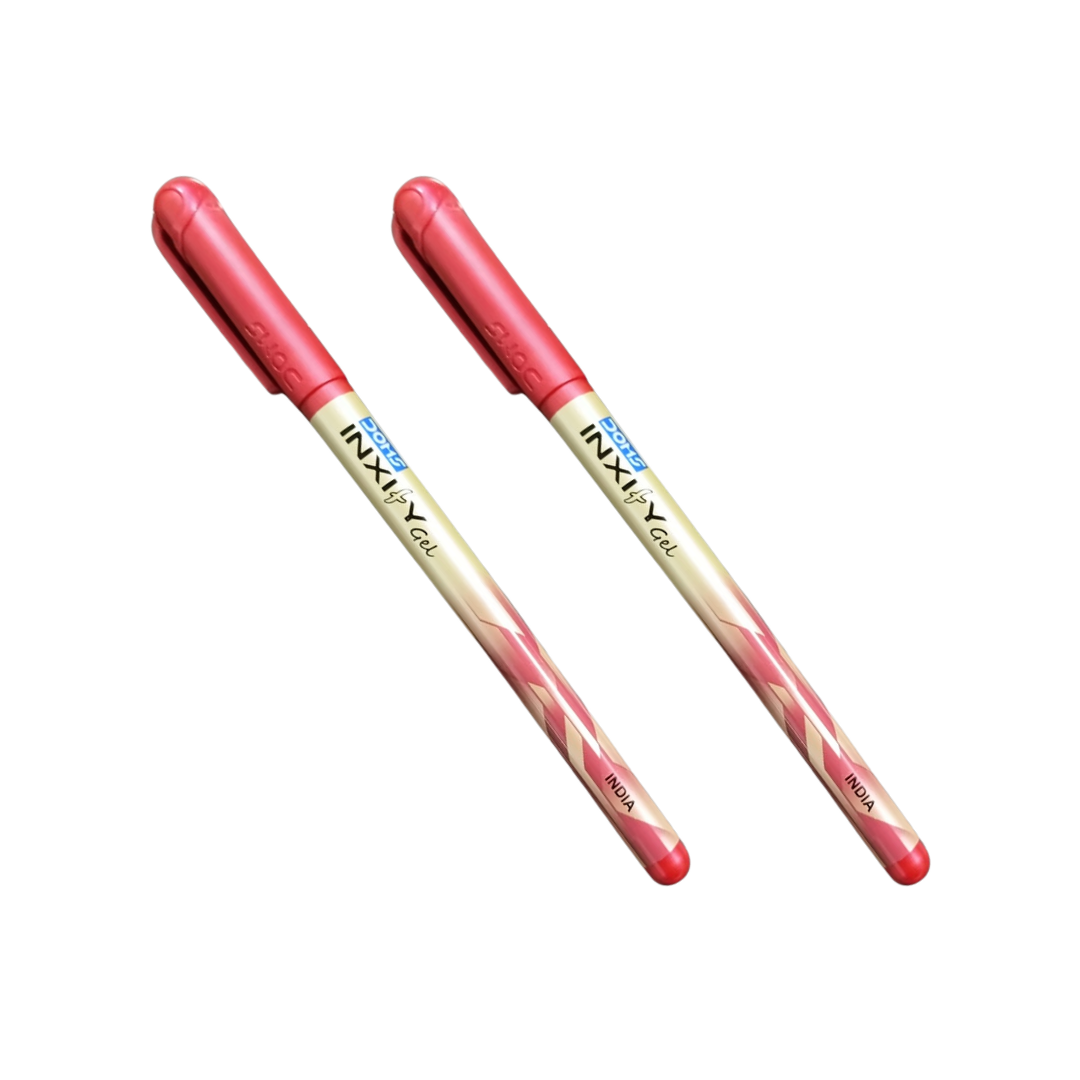 Doms Inxify Red Gel Pen / Red gel pen / Red pen