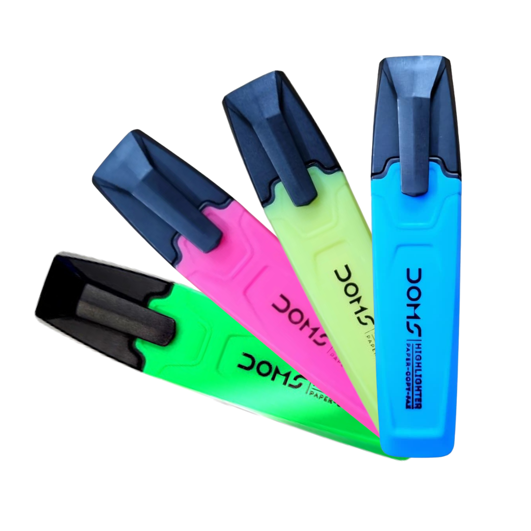 Doms Highlighter pen super neon colors - 1 pen / marker 
