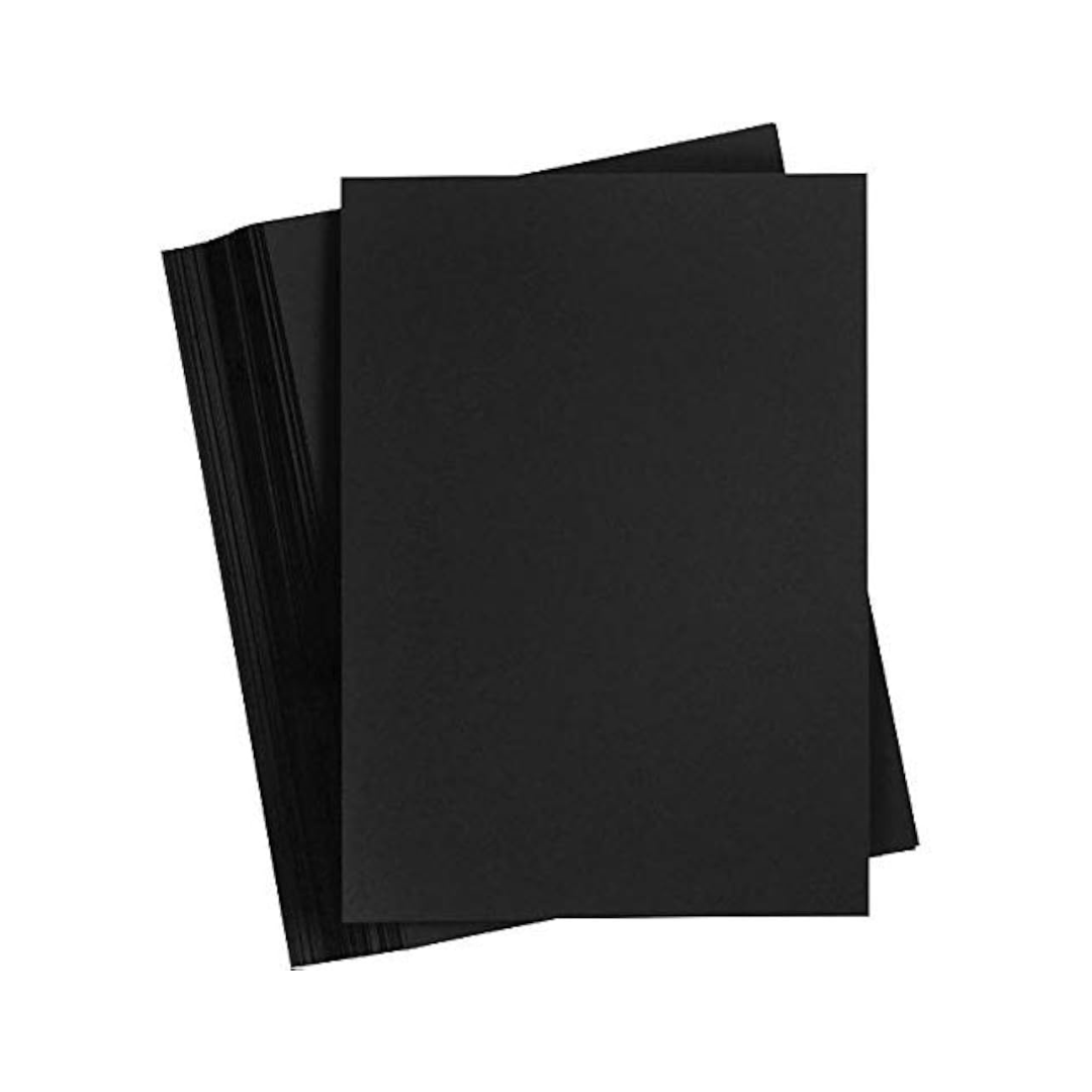 4 Black A4 sheets / Black A4 paper - 4 sheets – image 1