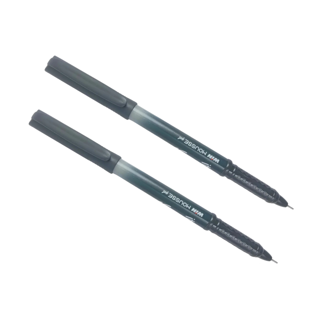 Win Mousse Black Gel Pen / Black gel Pen / black pen / pen black