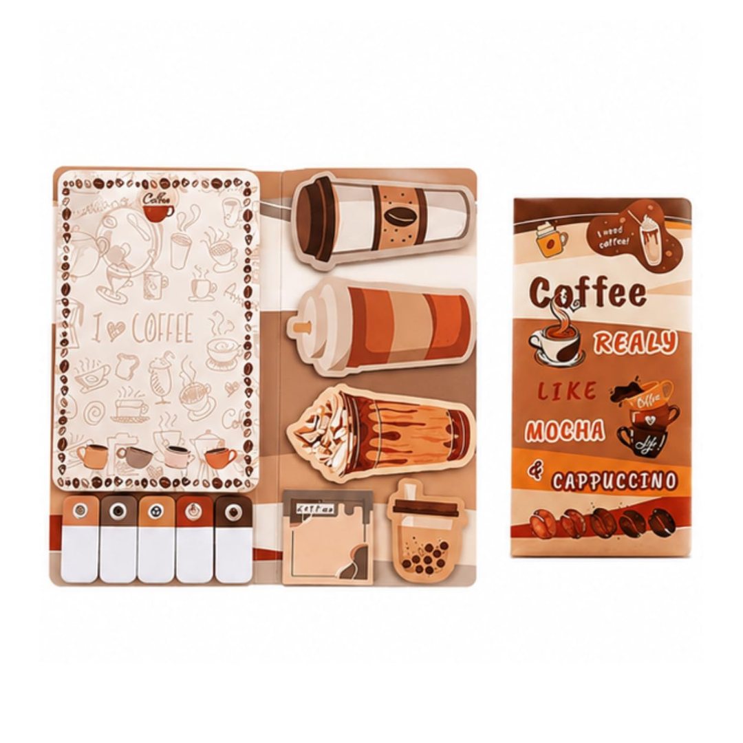 Coffee theme Sticky notes pad /  Multi-theme sticky notes  – image 2