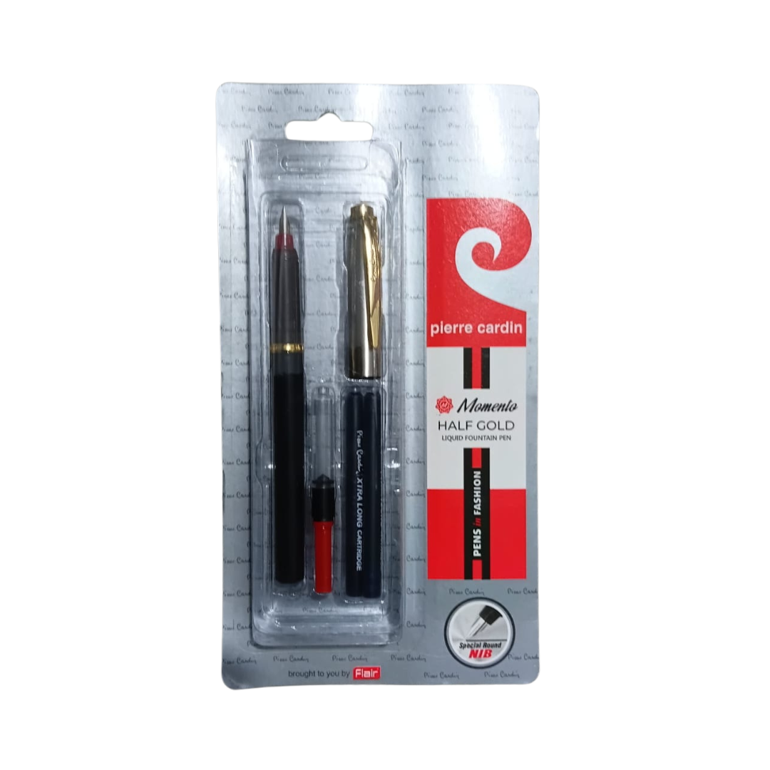 Pierre Cardin Momento half gold fountain ink Pen / Gift Set Pen / Paris blue pen – image 3