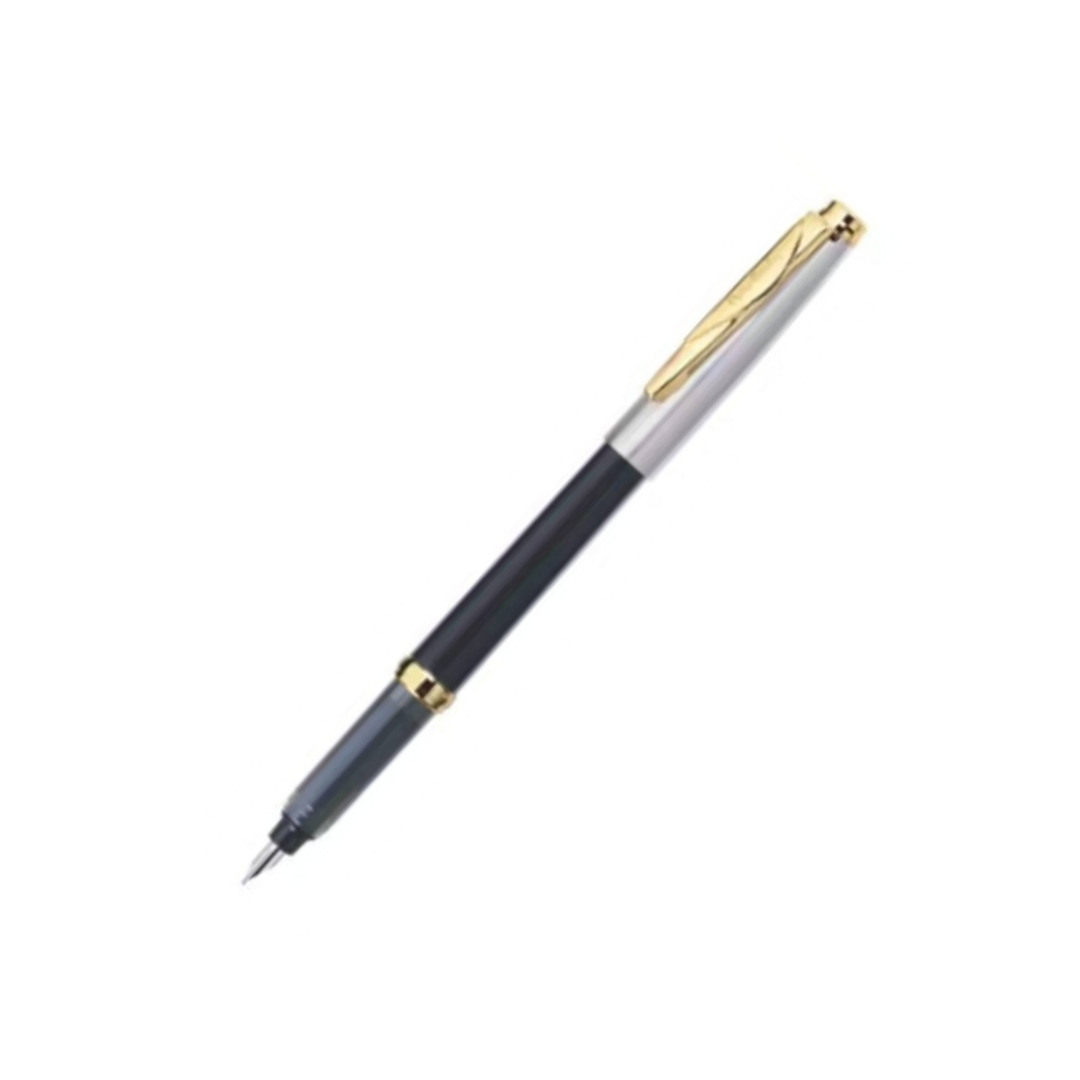 Pierre Cardin Momento half gold fountain ink Pen / Gift Set Pen / Paris blue pen