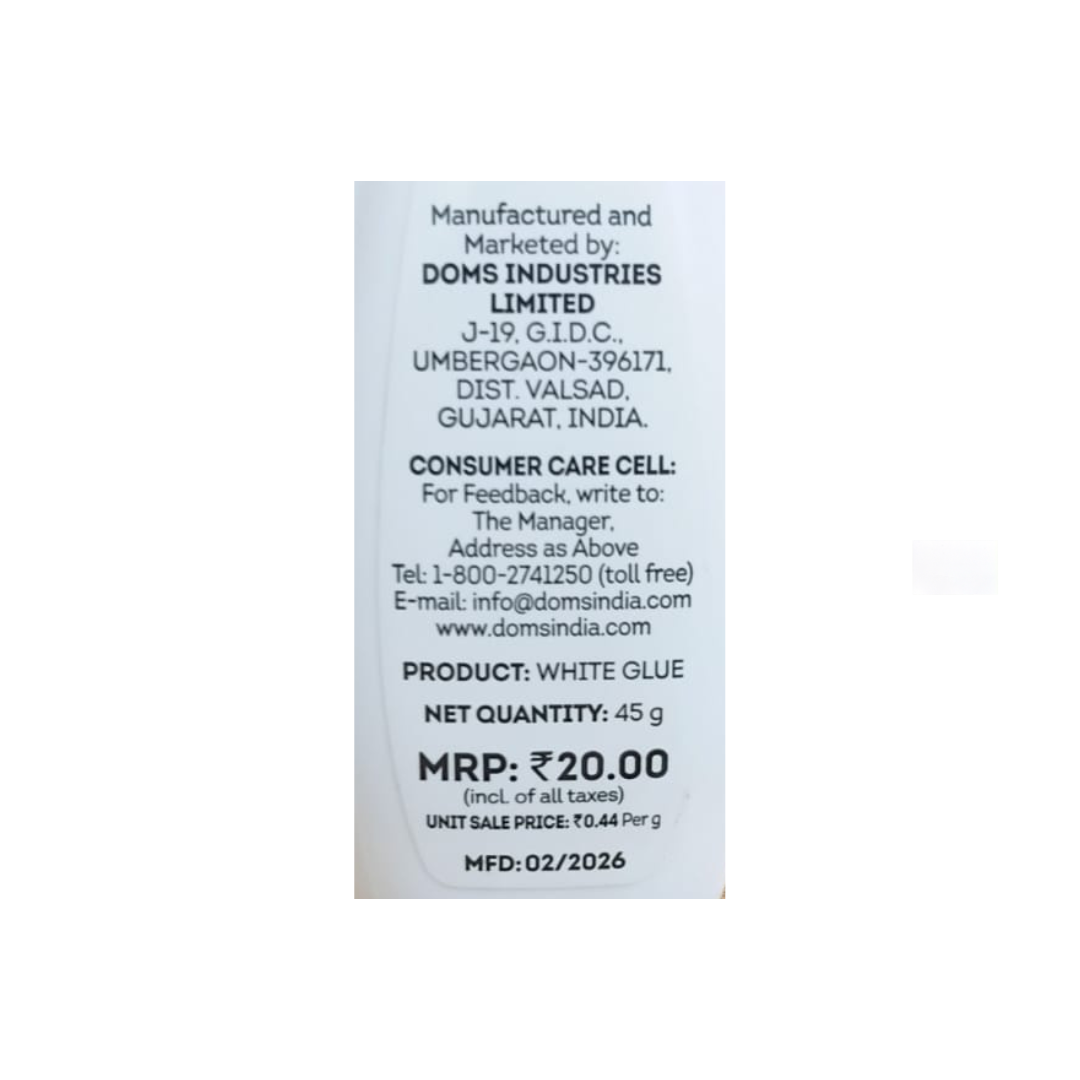 Doms Fixy Fix Extra Strong White Glue / small glue / small fevicol - 45 g – image 2