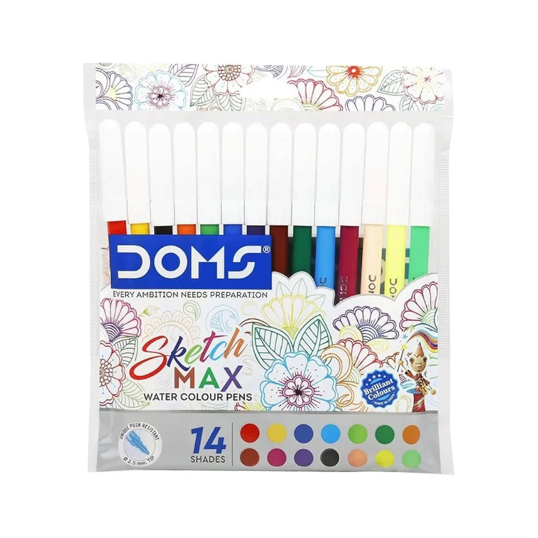 Doms Sketch MAX 14 Shades Watercolour Sketch Pens  – image 2