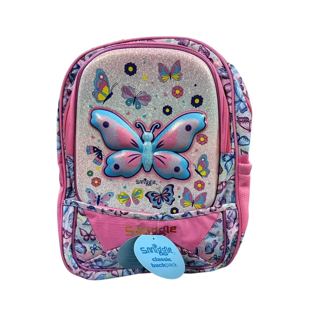 Smiggle classic bag / school bag for kids / butterfly shape – image 2