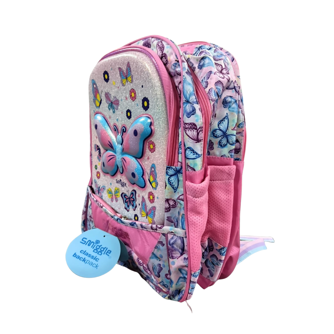 Smiggle classic bag / school bag for kids / butterfly shape – image 1