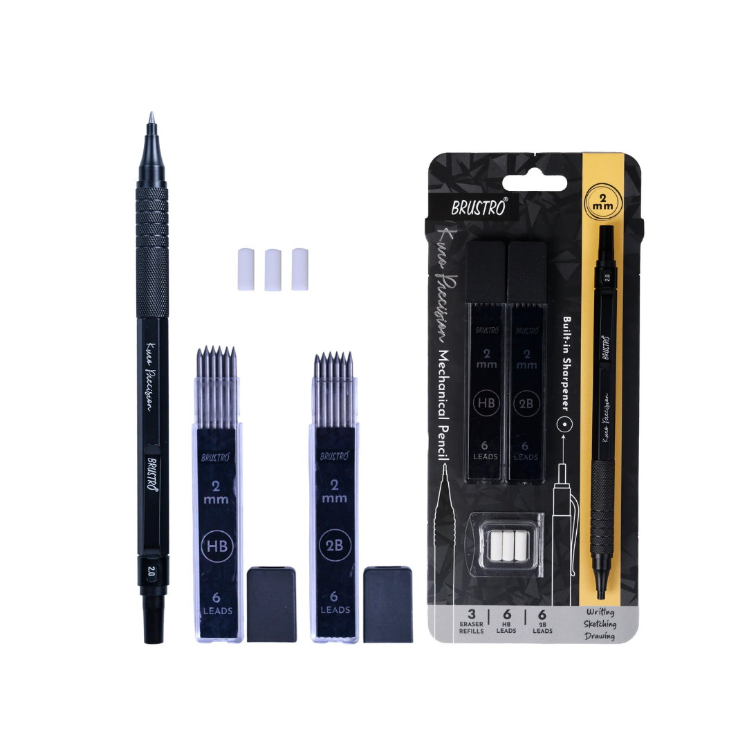 Brustro Kuro Precision Mechanical Pencil - 2mm / Lead pencil / drawing pencils – image 1