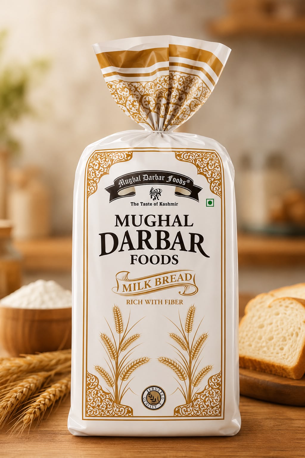 Bread By Mughal Darbar, White Bread, 400g