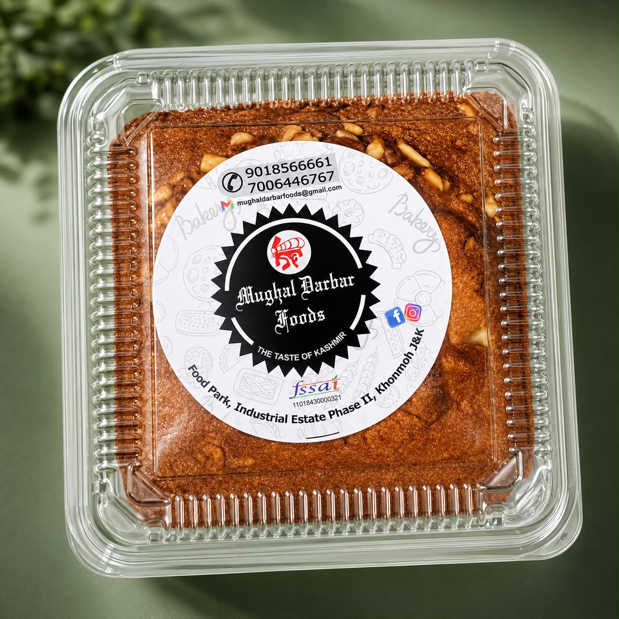 Plain Cake By Mughal Darbar, (Sweet), 250g