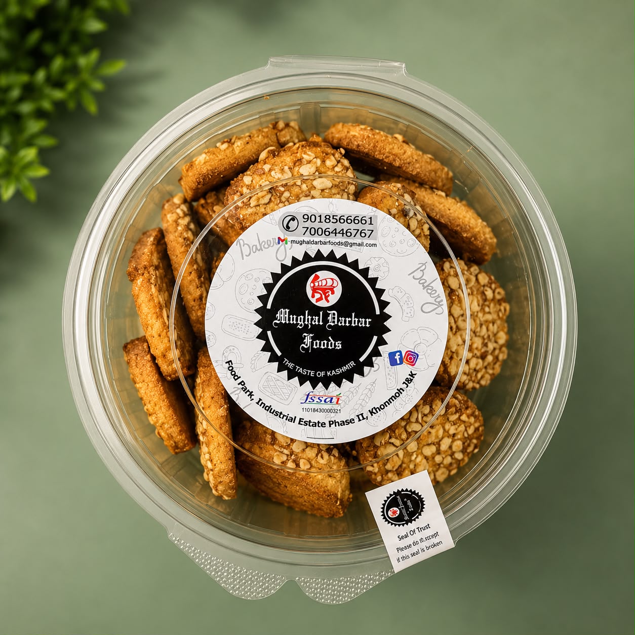 Peanut Biscuits, By Mughal Darbar, 300g – image 1