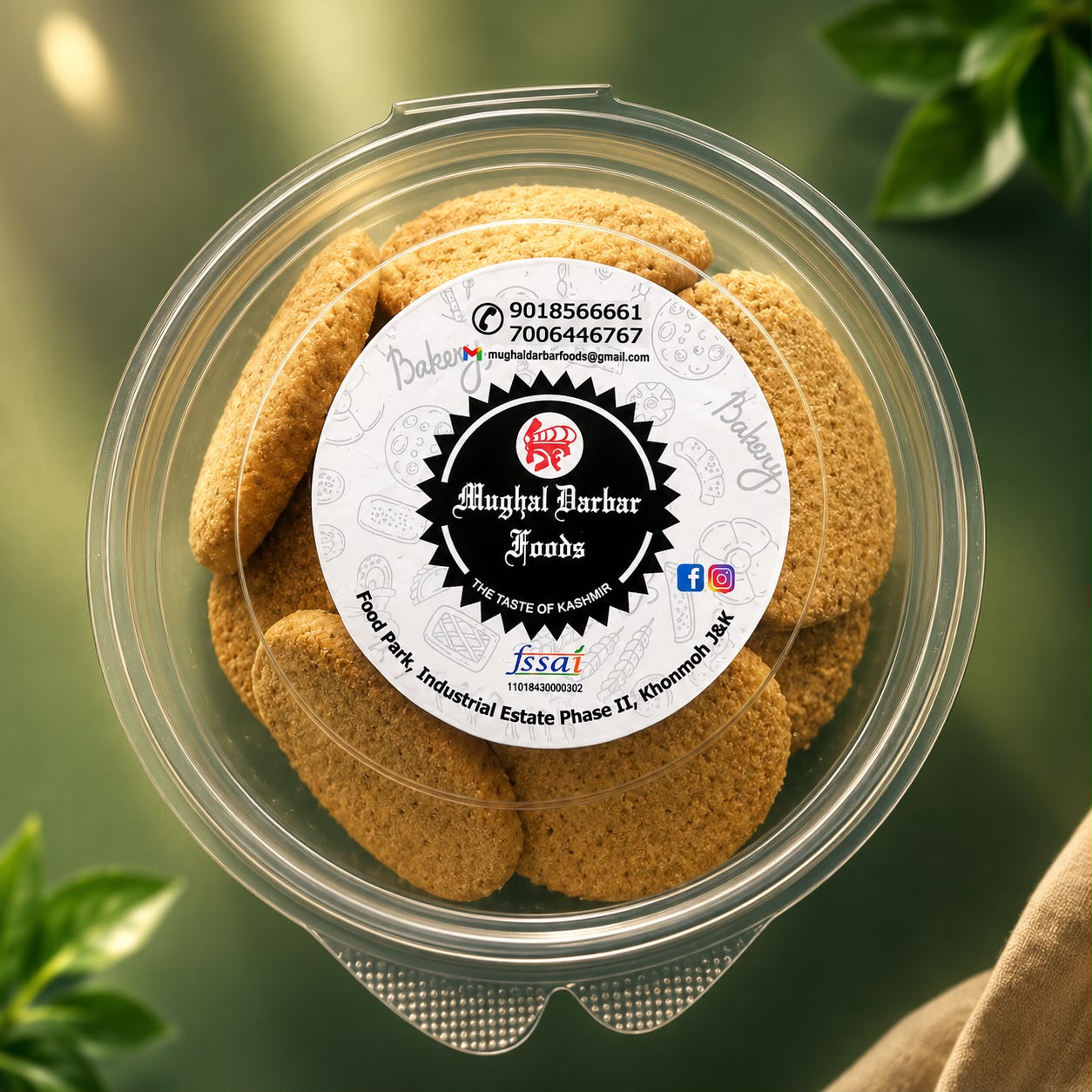 Namkeen Kulcha Biscuits, By Mughal Darbar, 300g