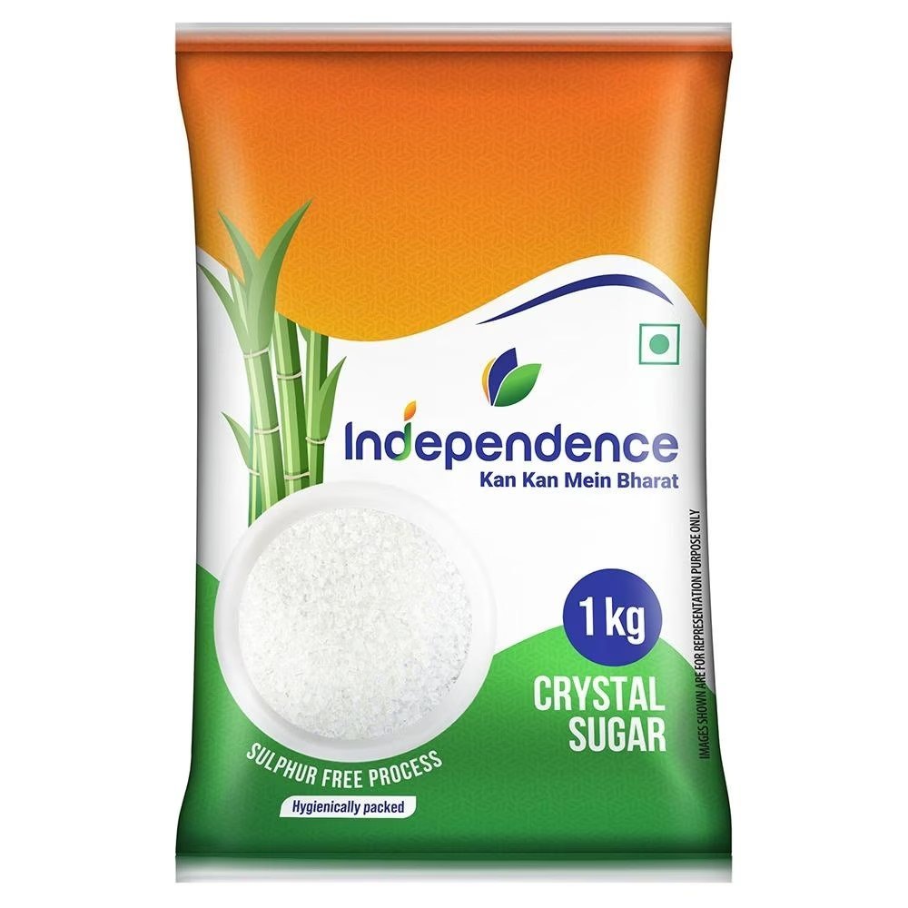 Independence Sulphurless Sugar Crystal Sugar, Double Refined, 1Kg – image 1