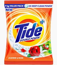 Tide Plus Detergent Powder, 7Kg, Jasmine & Rose