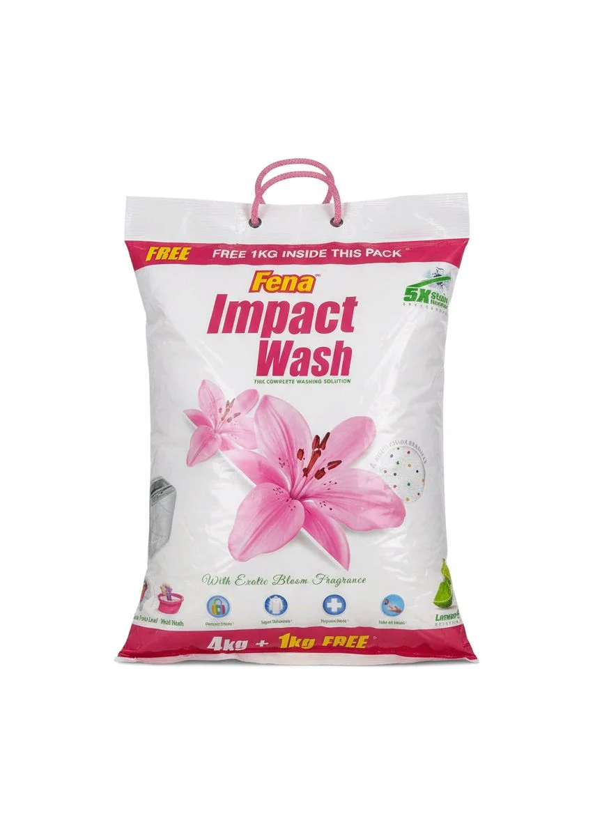 Fena Impact Wash Detergent Powder, 3 Kg (With 500 g X 2 Packets Free) Total 4Kg – image 1