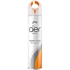 Godrej aer Spray, Room Freshener for Home & Office - Mystic Musk (200 ml), Long-Lasting Fragrance