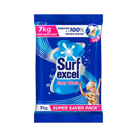 Surf Excel Easy Wash Detergent Powder, 7Kg