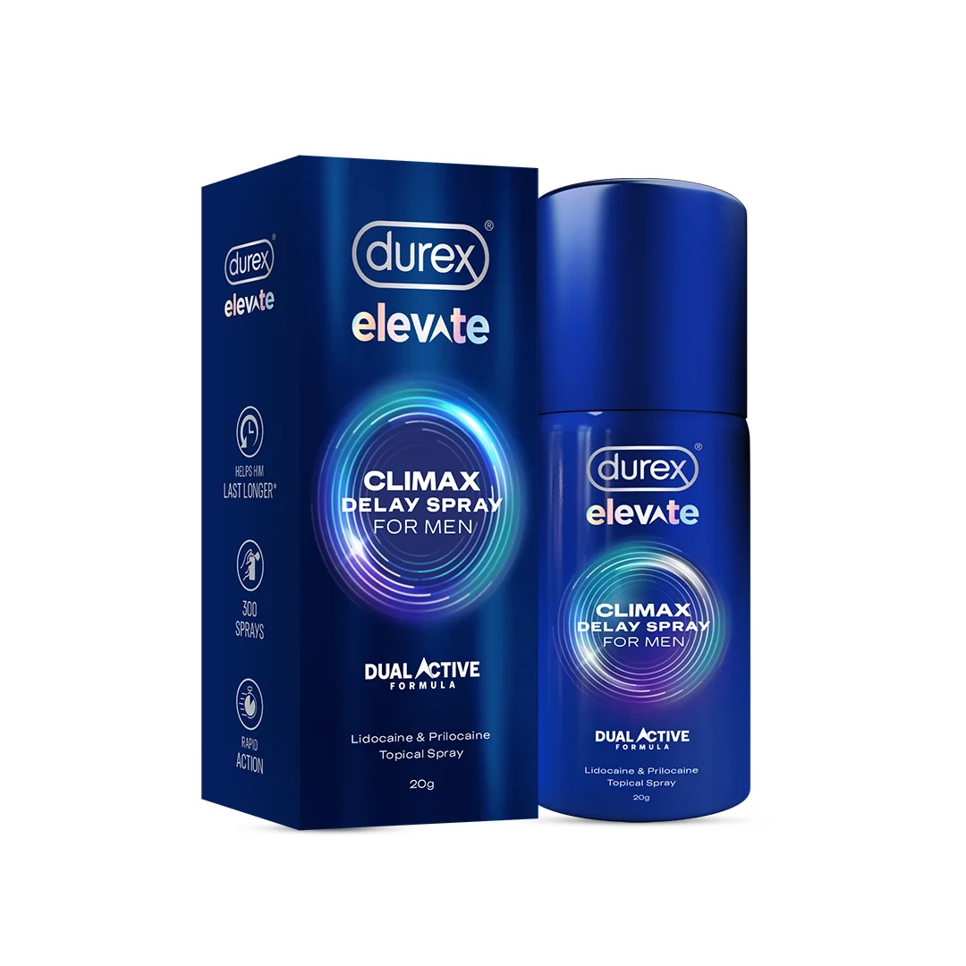 Durex Elevate Climax Delay Spray - For Men, 20g
