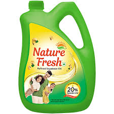 Nature Fresh Refined Soyabean Oil, 4.2 Kg – image 1