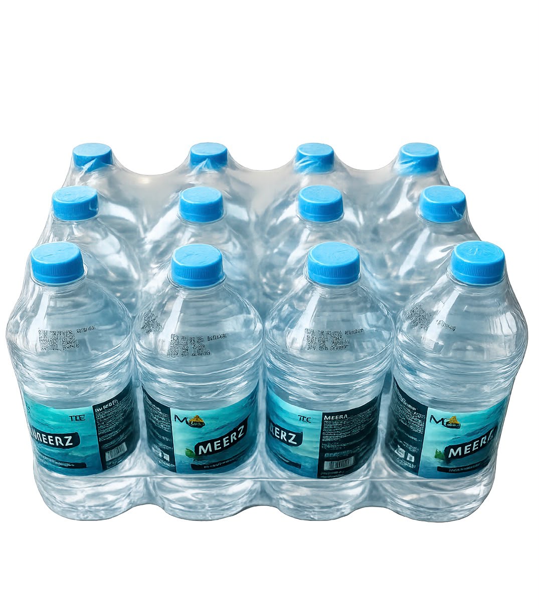 Meerz Packaged Drinking Water With Minerals, (1 Litre x 12 Pieces) – image 1