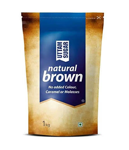 Uttam Sugar Natural Brown Sugar, 1kg – image 1